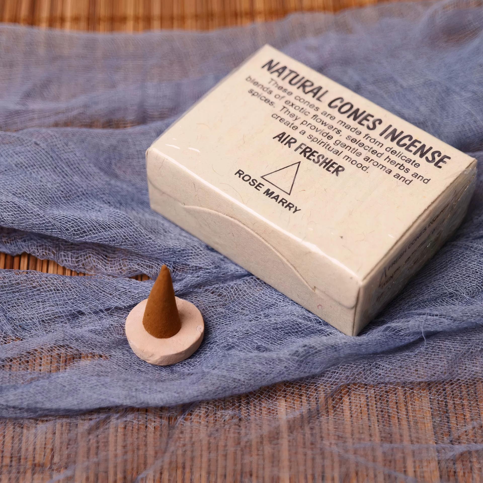 Chakra Incense Backflow Cones (Set of 4 Packs) Mimfurn