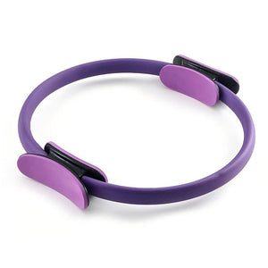 Yoga-Mad Pilates Resistance Ring With Double Handle Mimfurn