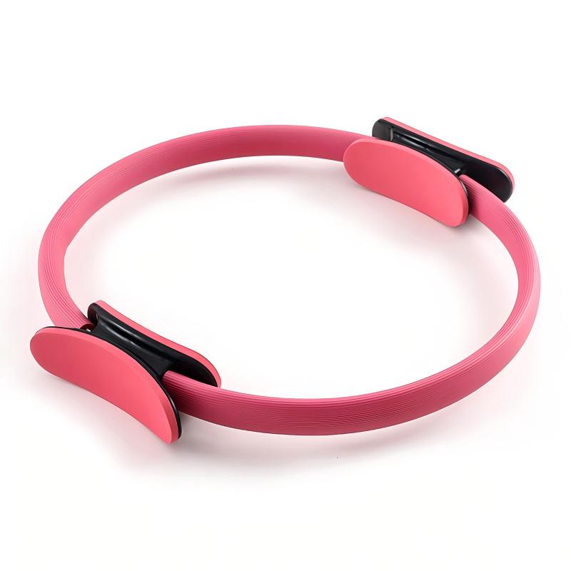 Yoga-Mad Pilates Resistance Ring With Double Handle Mimfurn