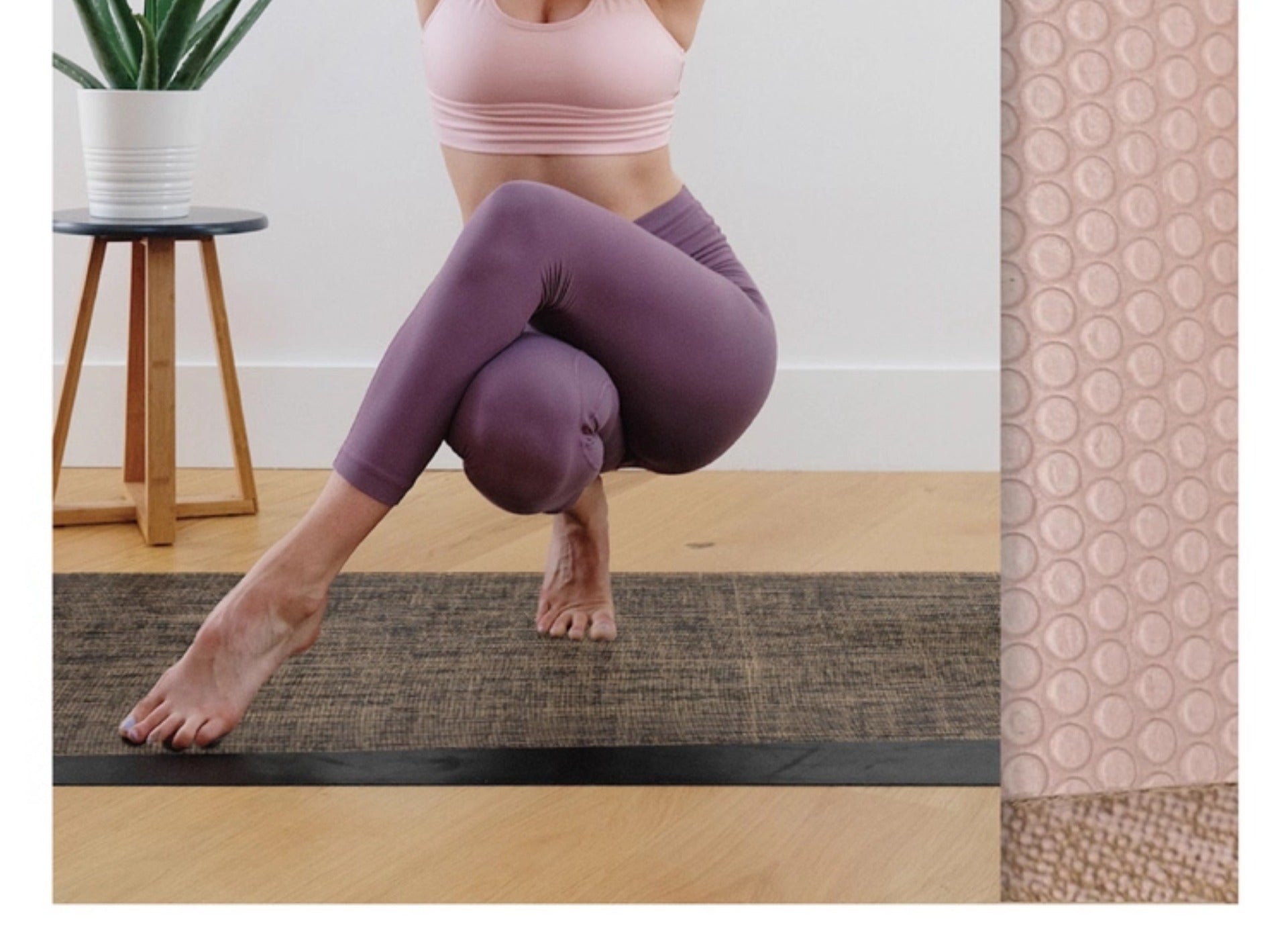 Jute Yoga Mat 5mm Mimfurn