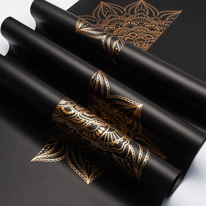 Yoga mat with gold 5mm MIMFURN