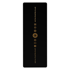 Yoga mat with gold 5mm MIMFURN
