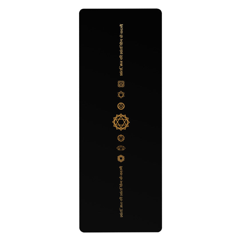 Yoga mat with gold 5mm MIMFURN