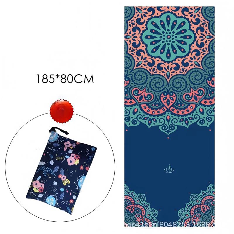 Travel yoga mat folding broadened 1.5mm MIMFURN