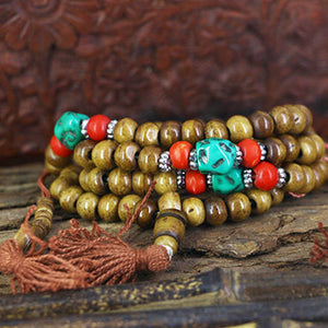 Wood Japa Mala Beads Mimfurn
