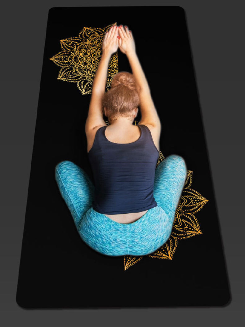 Yoga mat with gold 5mm MIMFURN