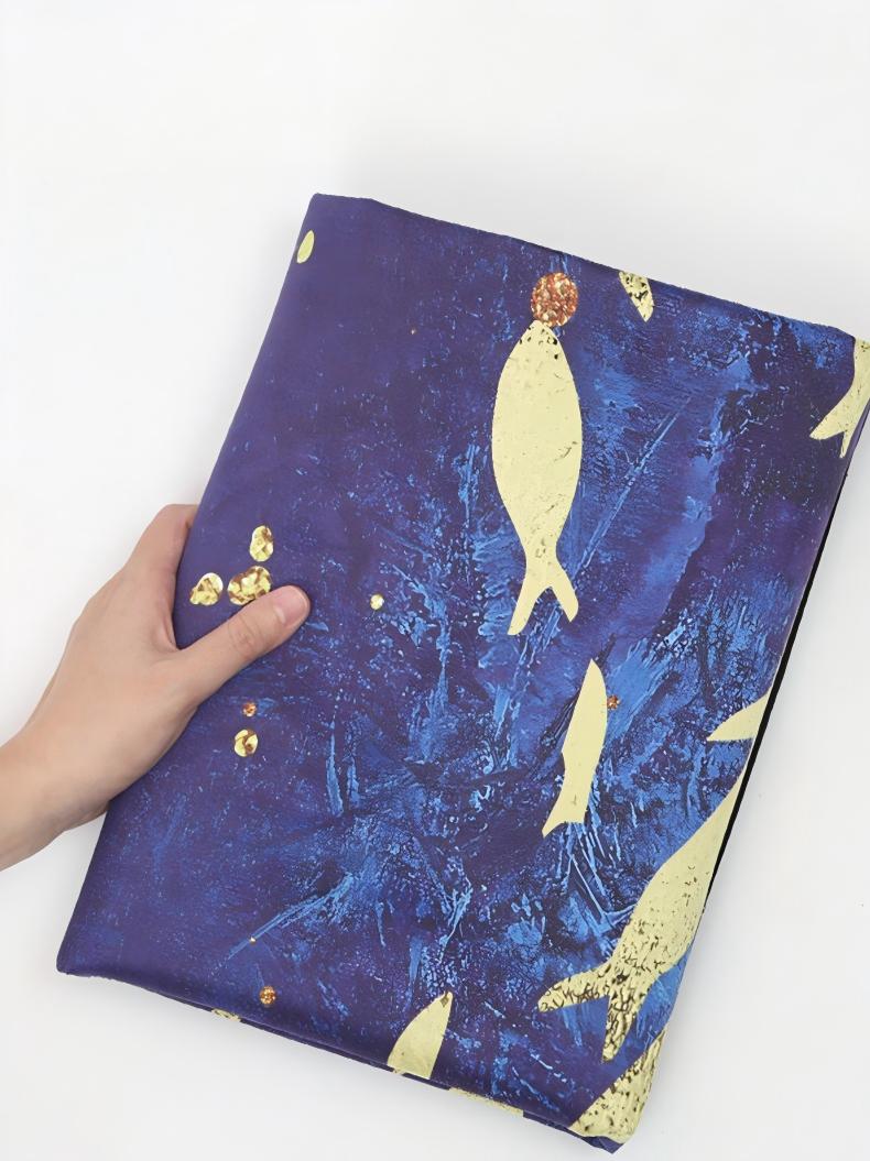 Travel yoga mat folding broadened 1.5mm MIMFURN