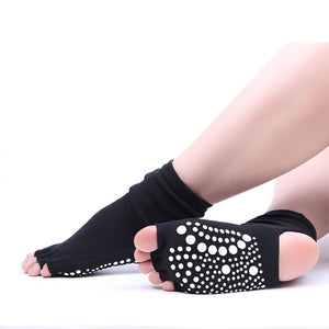 Grip Half Toe Low Rise Socks Mimfurn