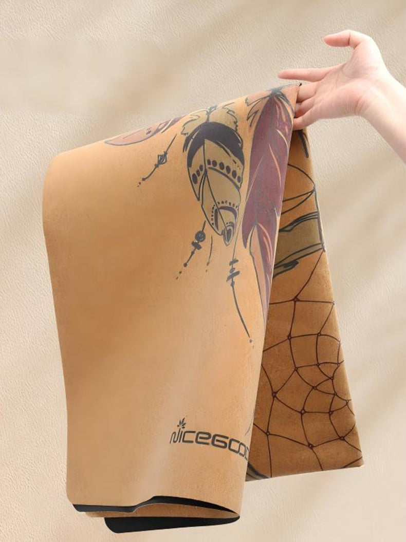 Travel mat yoga cork mat 1mm MIMFURN