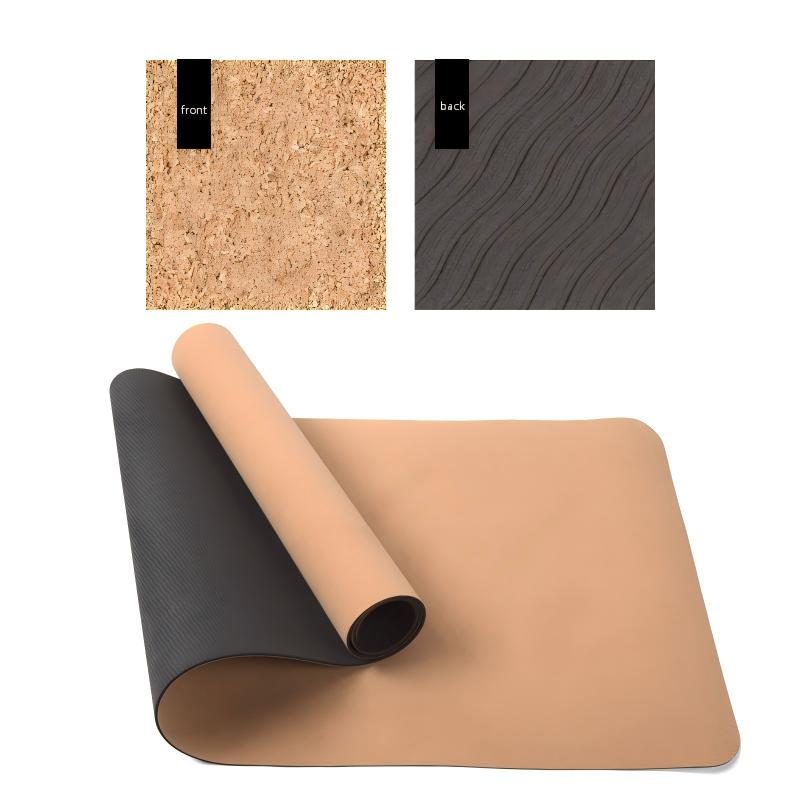 Cork yoga mat TPE 5mm MIMFURN