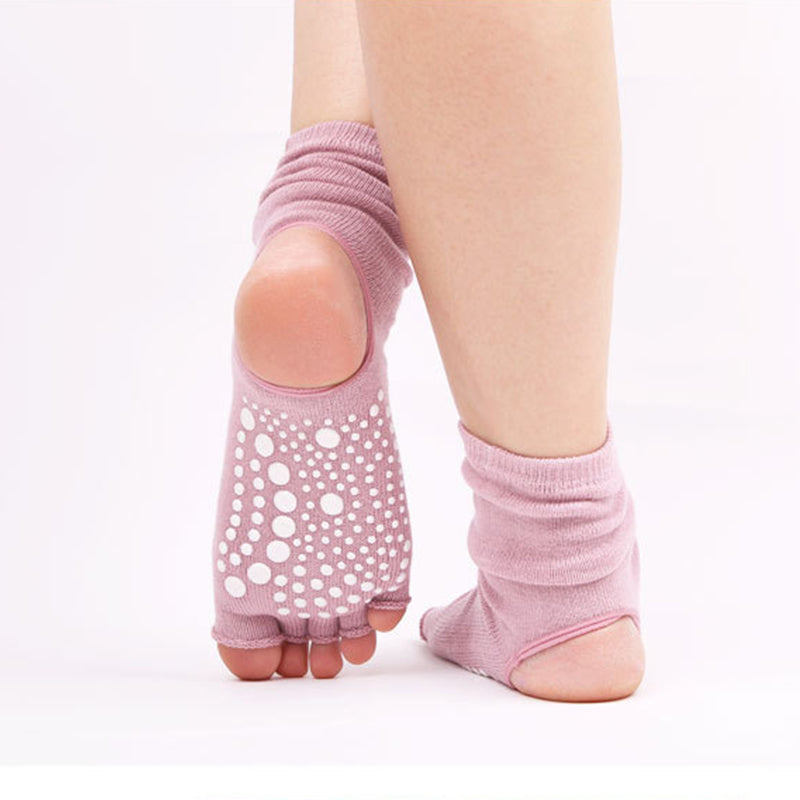 Grip Half Toe Low Rise Socks Mimfurn