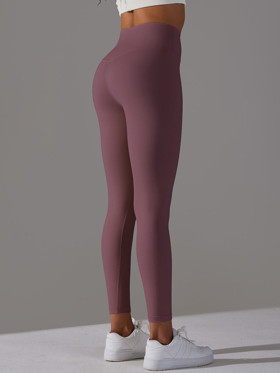 Compressive High-Rise Legging-Purple Mimfurn