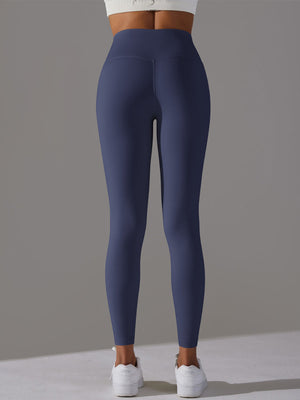 Compressive High-Rise Legging-navy blue Mimfurn