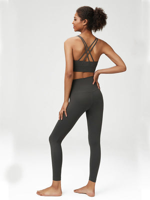 High-Waisted 7/8 Yula Luxe Yoga Leggings Mimfurn