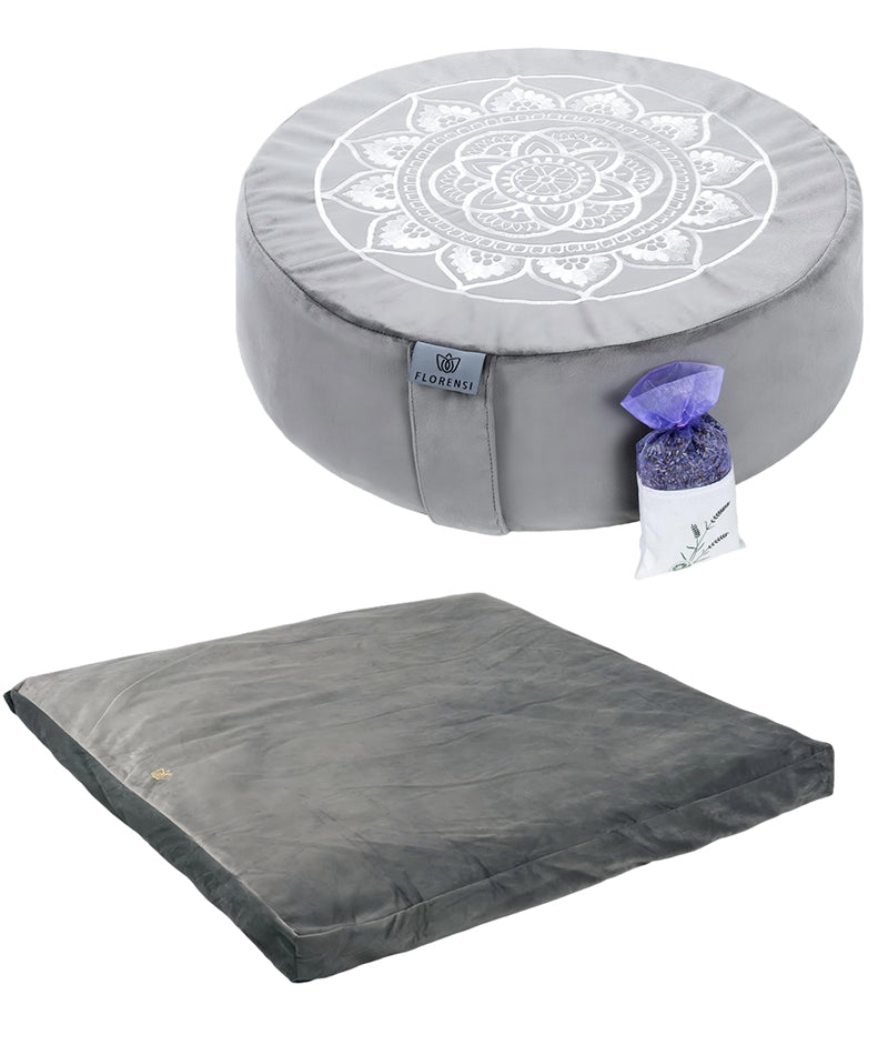 Zafu Yoga Meditation Cushion & Mat Mimfurn