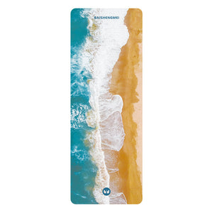 Travel yoga mat ocean  1.5mm MIMFURN