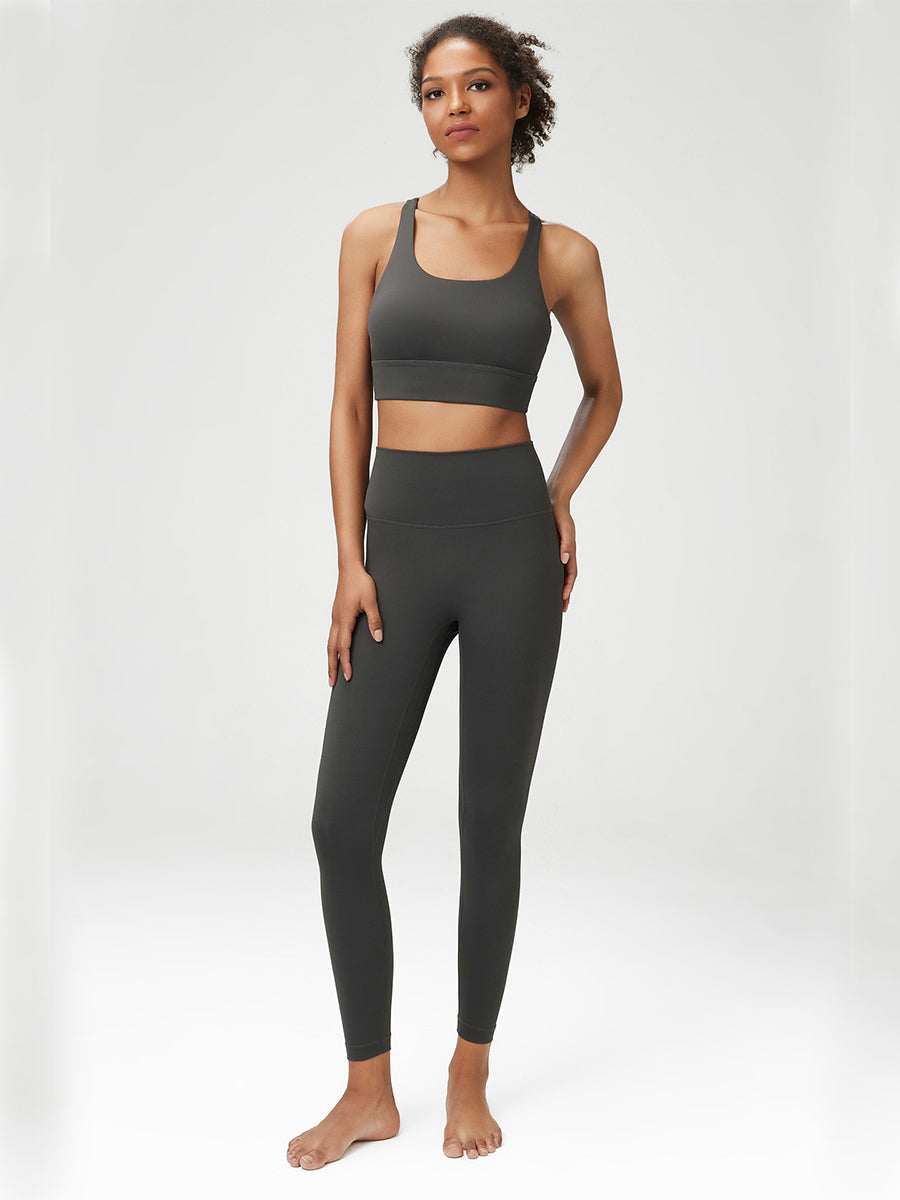 High-Waisted 7/8 Yula Luxe Yoga Leggings Mimfurn