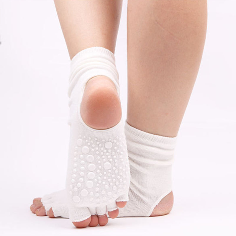 Grip Half Toe Low Rise Socks Mimfurn