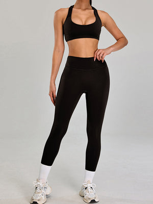 Sports bra racerback black Mimfurn
