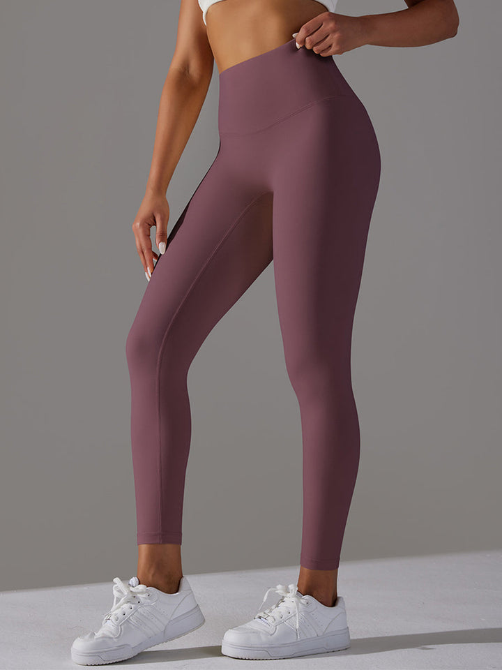 Compressive High-Rise Legging-Purple Mimfurn