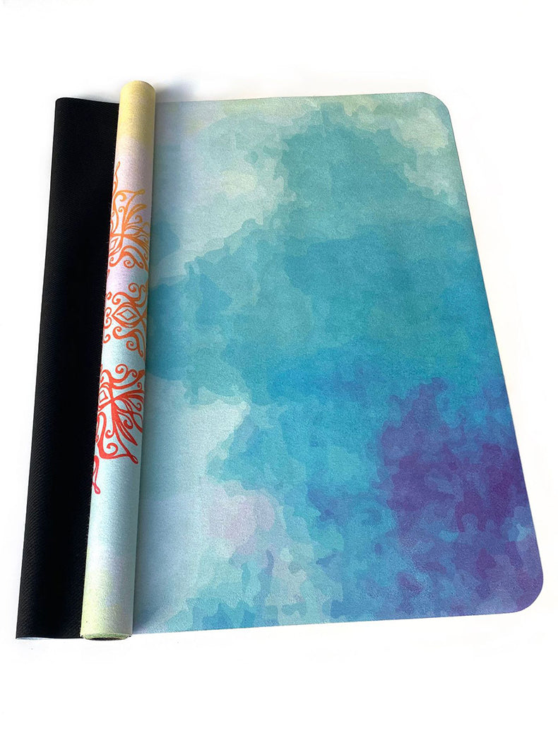 Travel yoga mat folding broadened 1.5mm MIMFURN