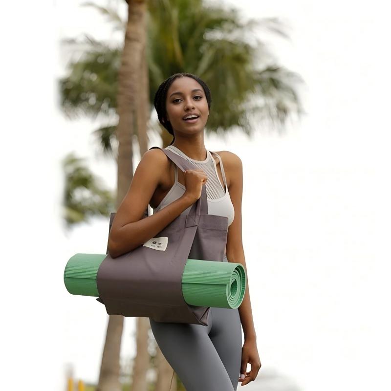 Tote Bag with Yoga Mat Carrier Mimfurn