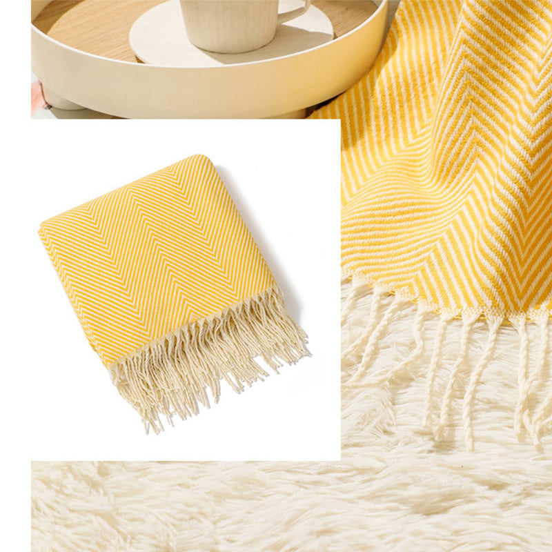 Solid Color Mexican Yoga Blanket MIMFURN