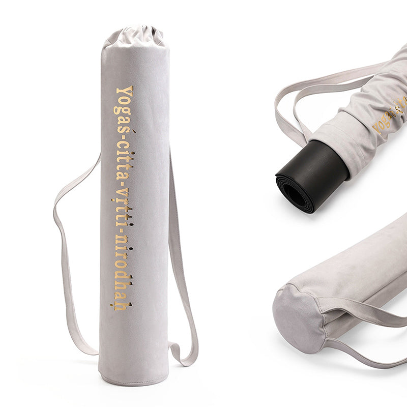 Suede yoga mat Bag Mimfurn