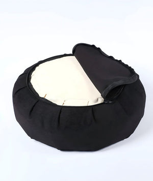 Buckwheat Zafu Meditation Cushion - Natural Mimfurn