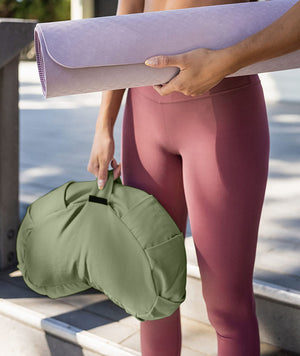 Meditation cushion half moon Zafu Mimfurn