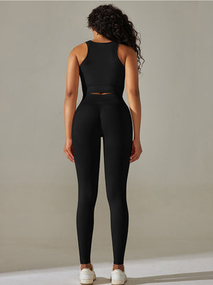 Set leggings + sports bra  black Mimfurn