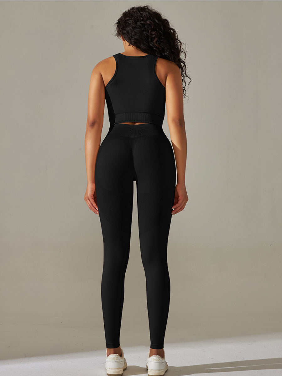 Set leggings + sports bra  black Mimfurn