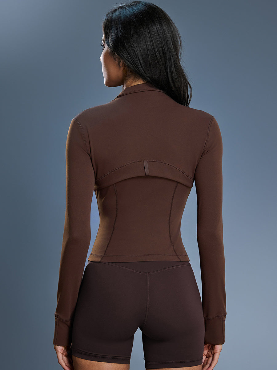 Long Sleeve Yoga Top Mimfurn