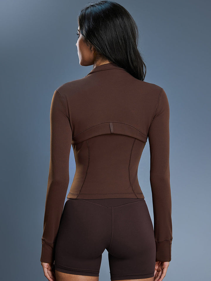 Long Sleeve Yoga Top Mimfurn