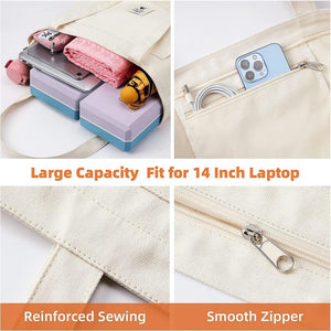 Tote Bag with Yoga Mat Carrier Mimfurn