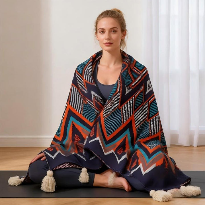 Economy  Mexican Yoga Blanket MIMFURN