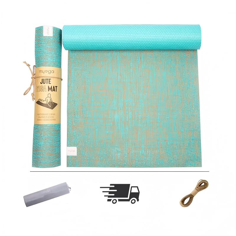 Jute Yoga Mat 5mm Mimfurn