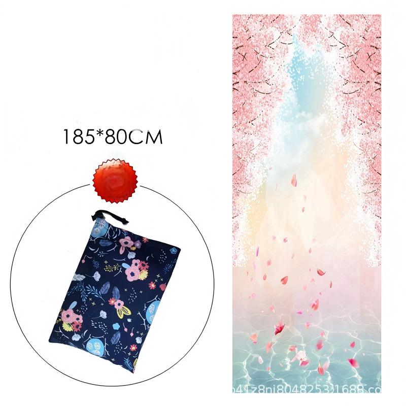 Travel yoga mat folding broadened 1.5mm MIMFURN