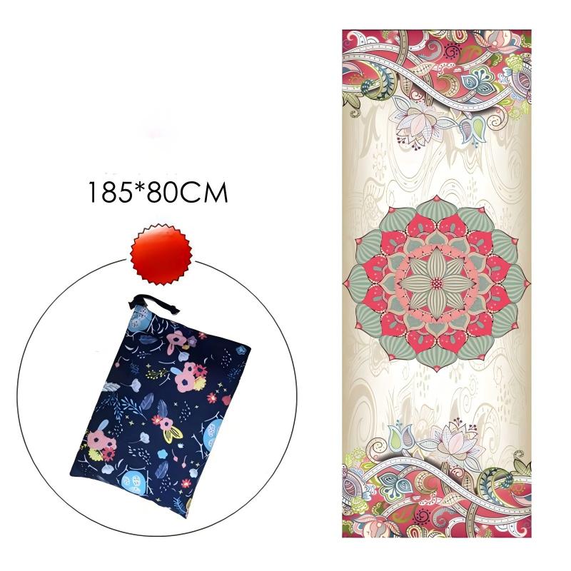 Travel yoga mat folding broadened 1.5mm MIMFURN