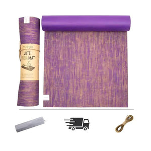 Jute Yoga Mat 5mm Mimfurn