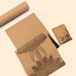 Travel mat yoga cork mat 1mm MIMFURN