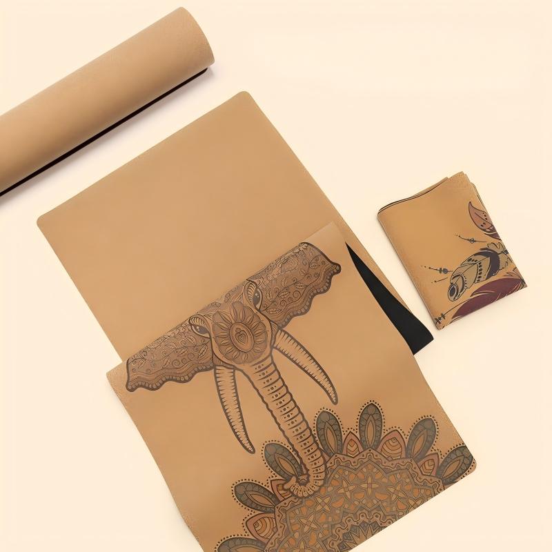 Travel mat yoga cork mat 1mm MIMFURN