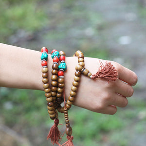 Wood Japa Mala Beads Mimfurn