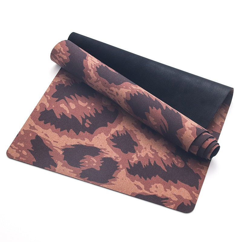 Cork yoga mat Leopard 5mm MIMFURN