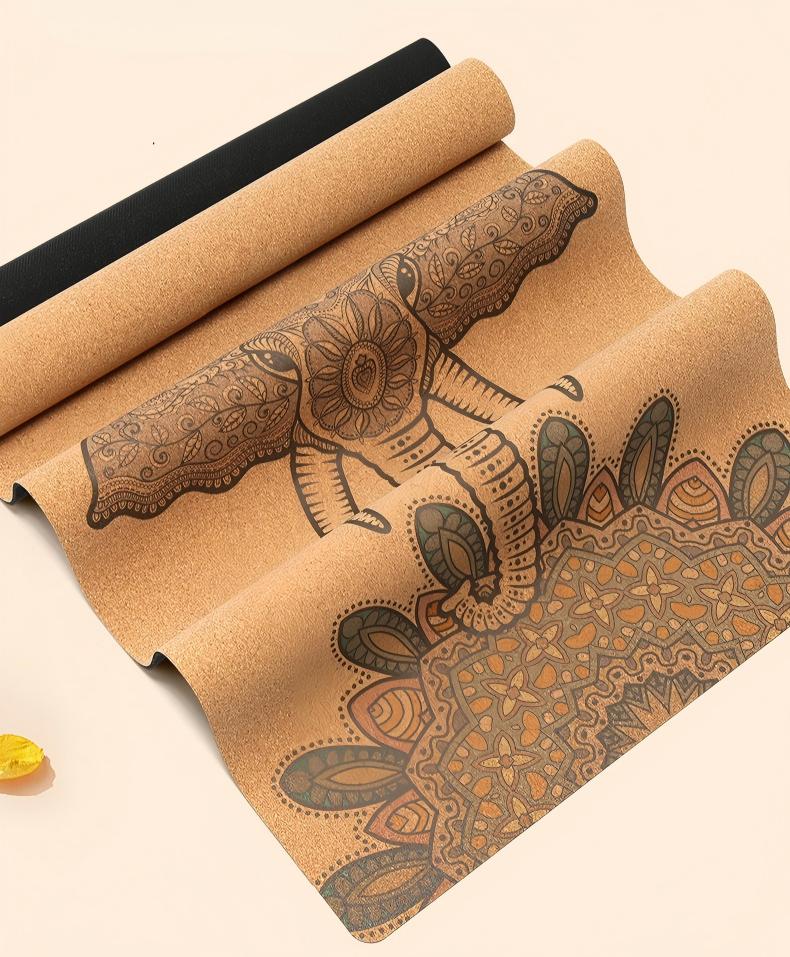 Travel mat yoga cork mat 1mm MIMFURN
