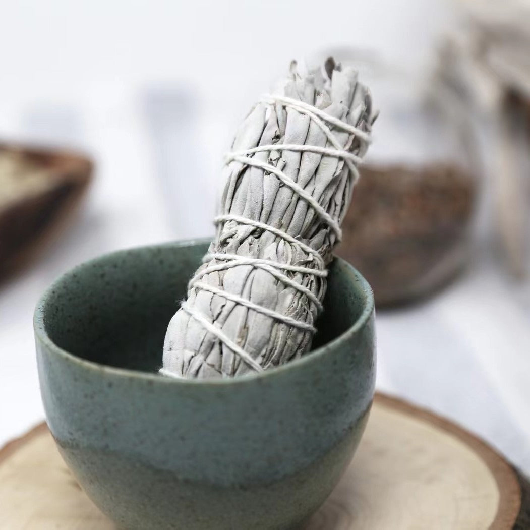 4'' White Sage Incense Bouquet Mimfurn