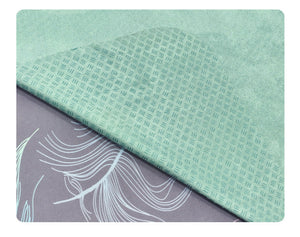 Suede Grip yoga mat Mimfurn