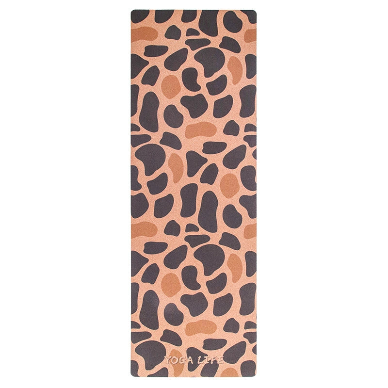 Cork yoga mat Leopard 5mm MIMFURN