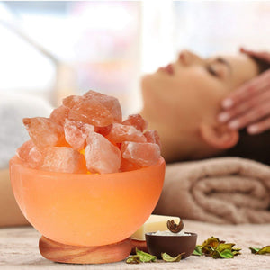 Himalayan Fire Bowl Salt Lamp 3kg Mimfurn