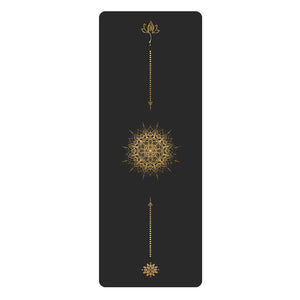 Yoga mat with gold 5mm MIMFURN